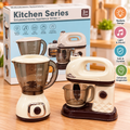 Kids Kitchen Series 2-in-1 Toy Blender & Stand Mixer Set