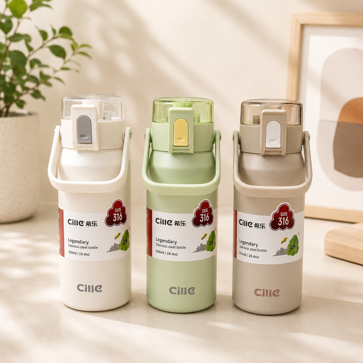 Cille SUS 316 Insulated Water Bottle
