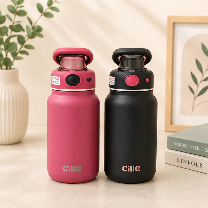Cille Large Capacity Insulated Water Bottle