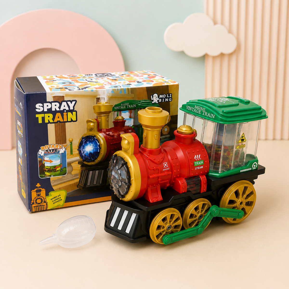 Spray Train Electric Toy