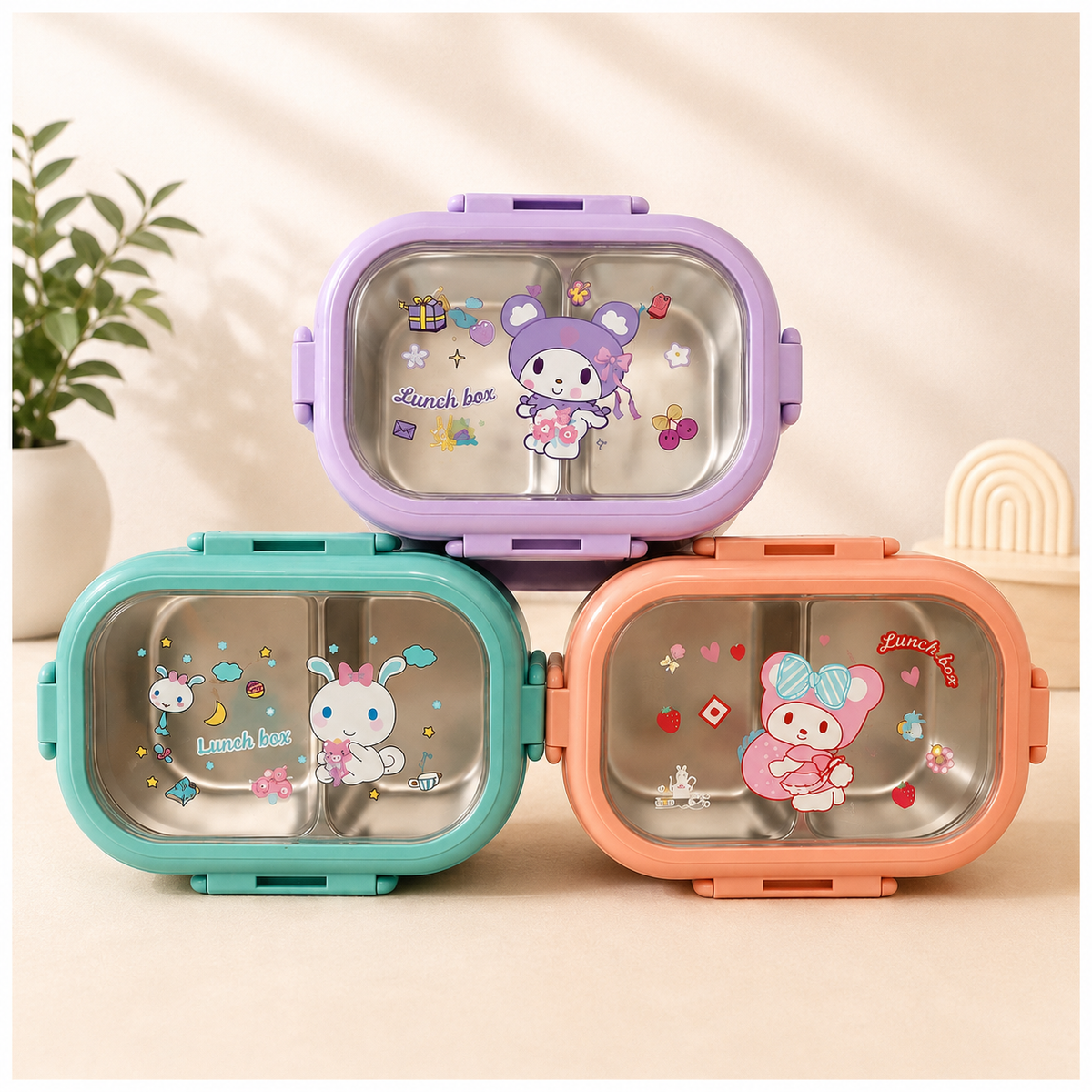 Character Stainless Steel Lunch Box.