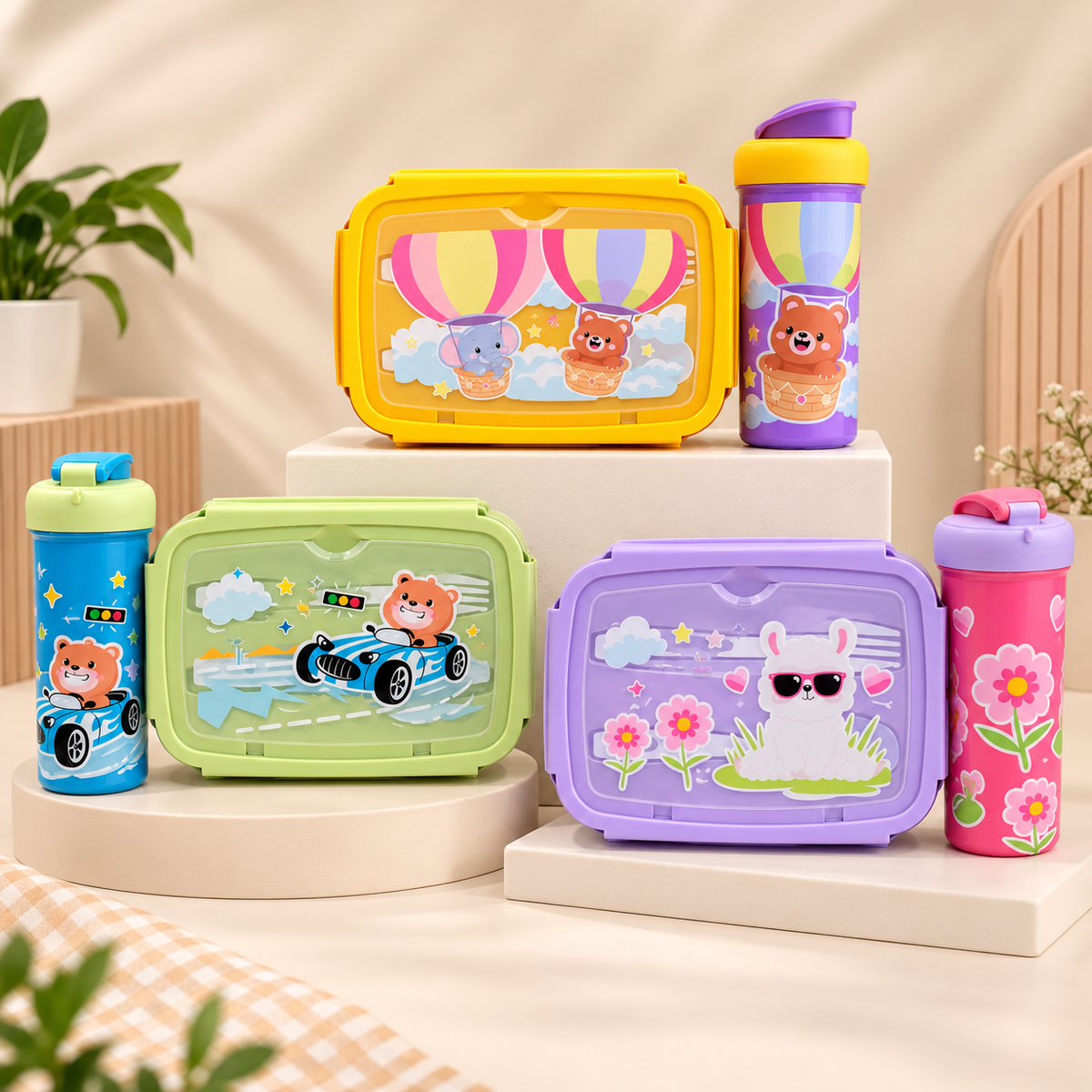 Adventure Buddies Lunch Box & Bottle Set