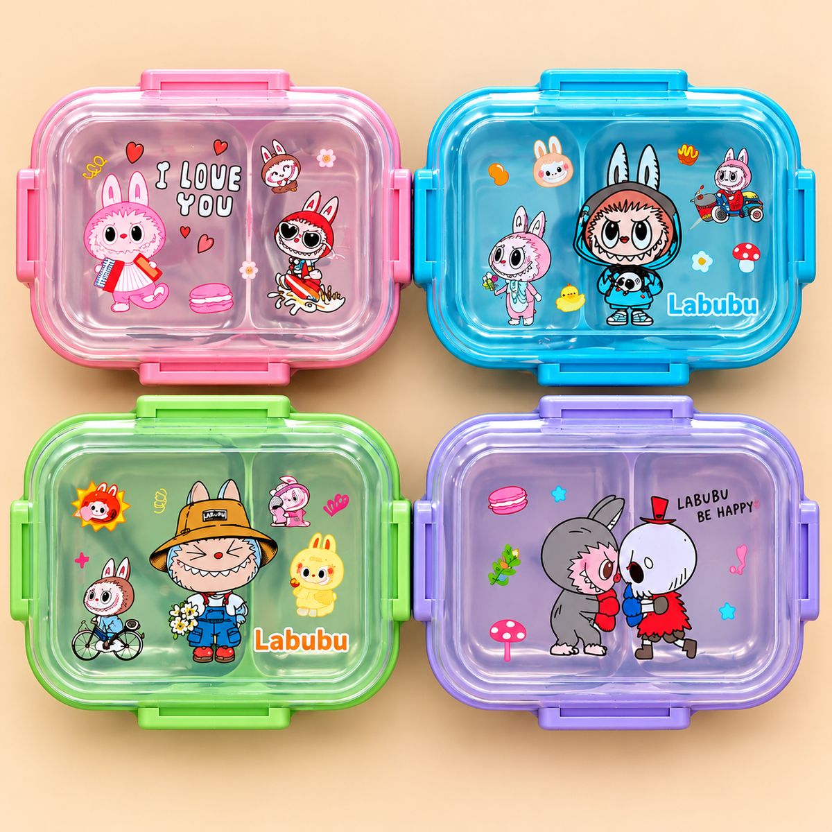 Kids Multi-Compartment Lunch Box.