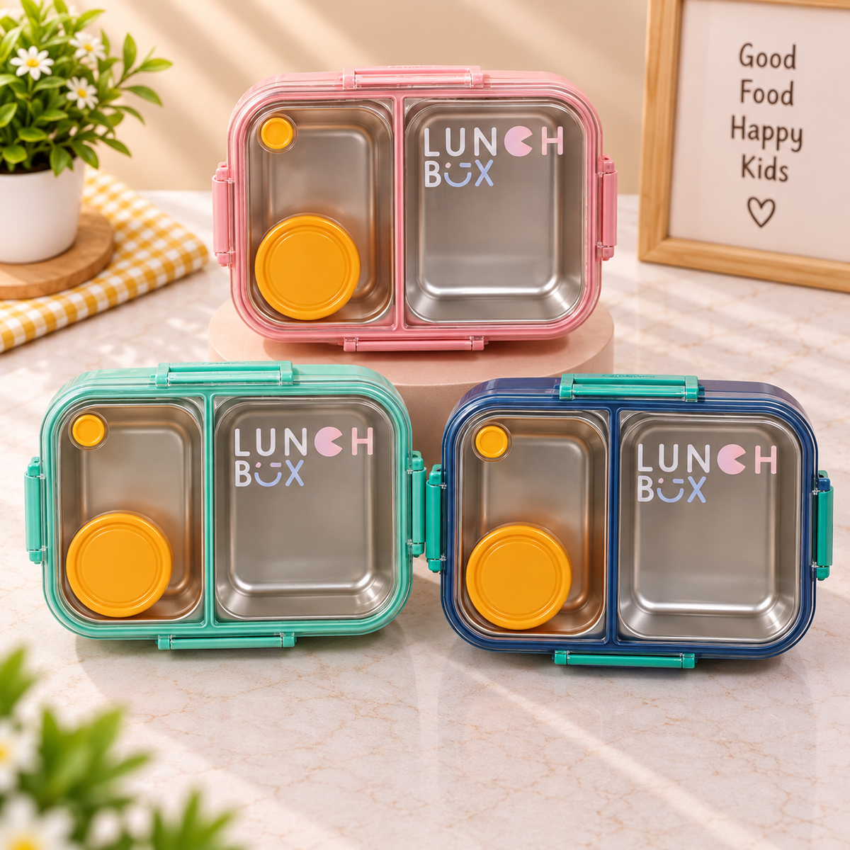 Stainless Steel Compartment Lunch Box