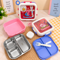 Cute Character Stainless Steel Kids Lunch Box