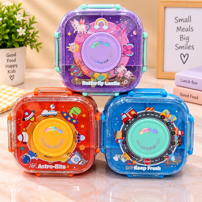 Fun Print Kids Lunch Box