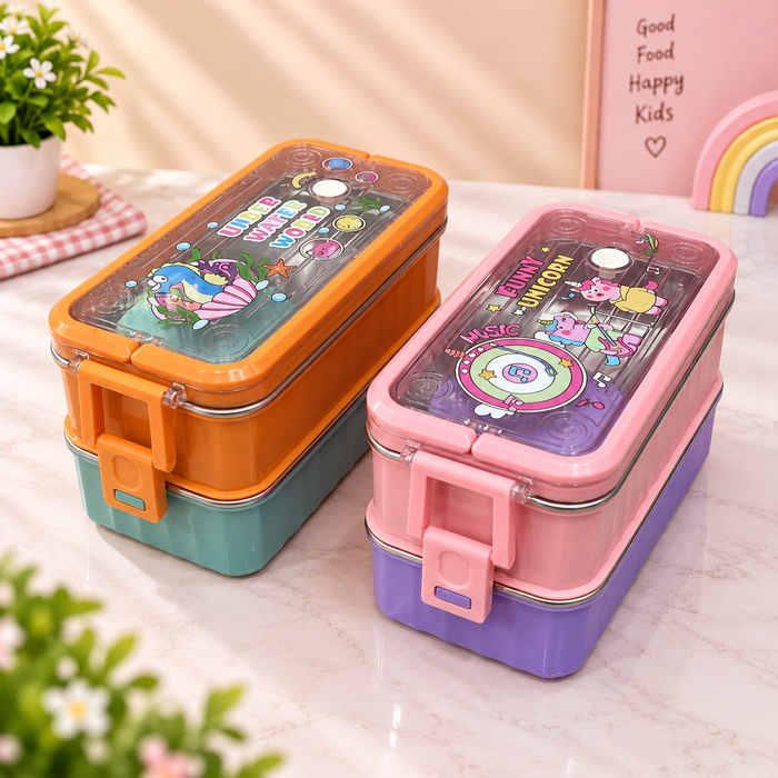 Double Layer Kids Lunch Box