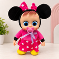 Mouse Character Baby Doll with Pacifier