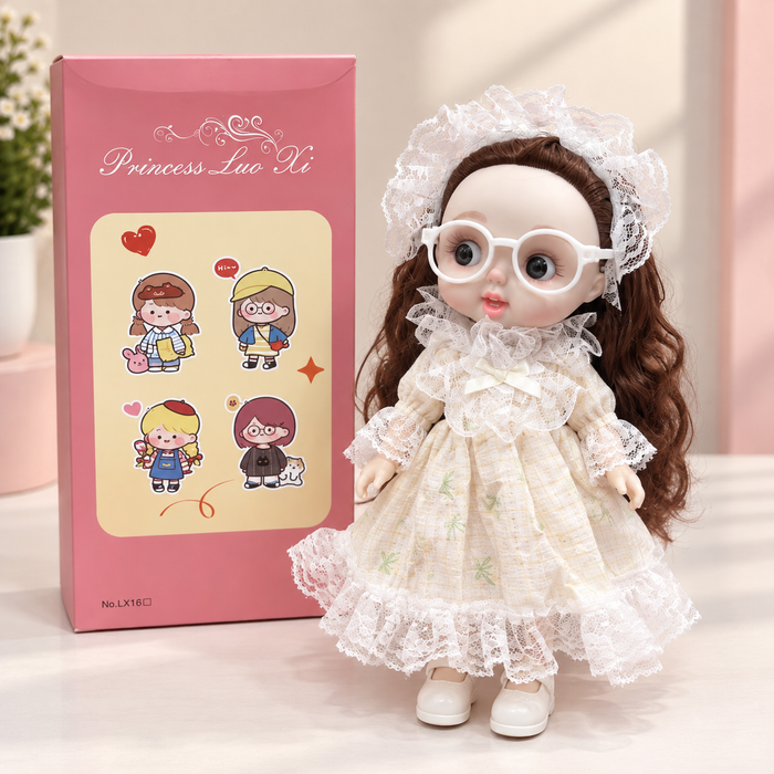 Princess Luo Xi Fashion Doll with Glasses