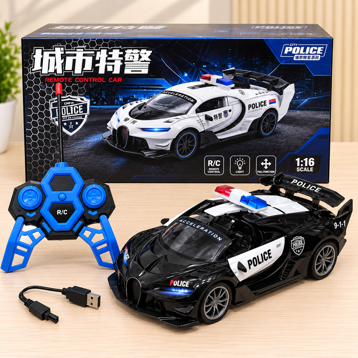 Remote Control Police Sports Car