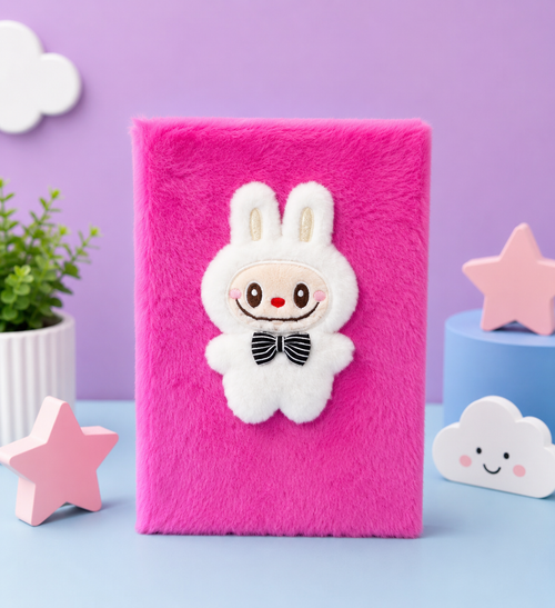 Bunny Plush Notebook