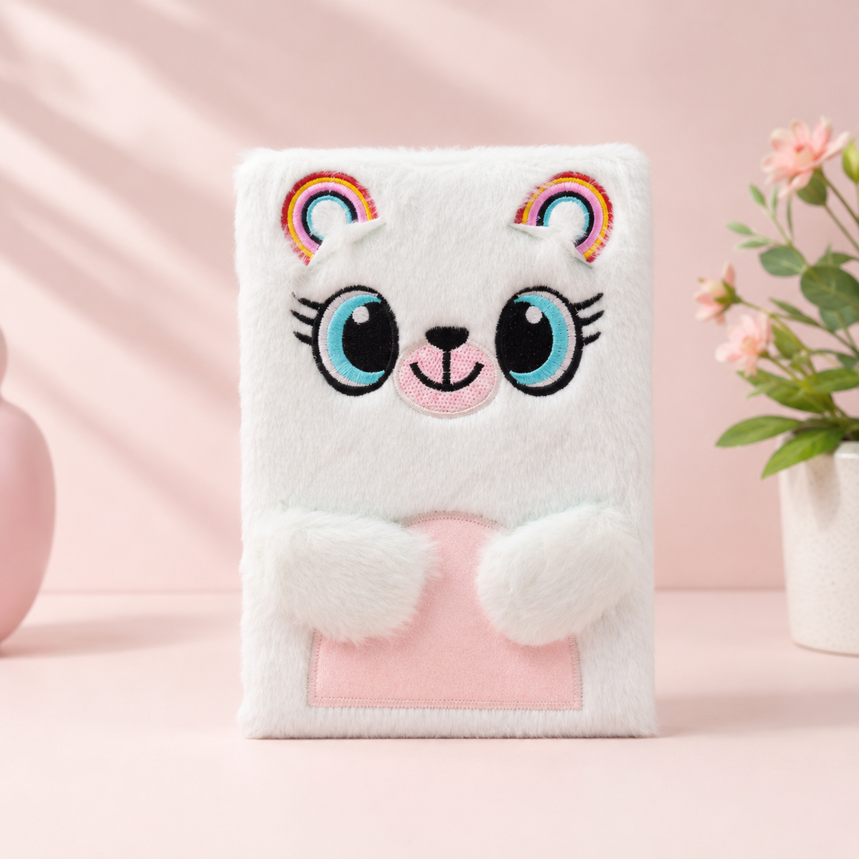 Cute Plush Koala Furry Notebook