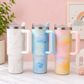 Pastel Marble Insulated Tumbler