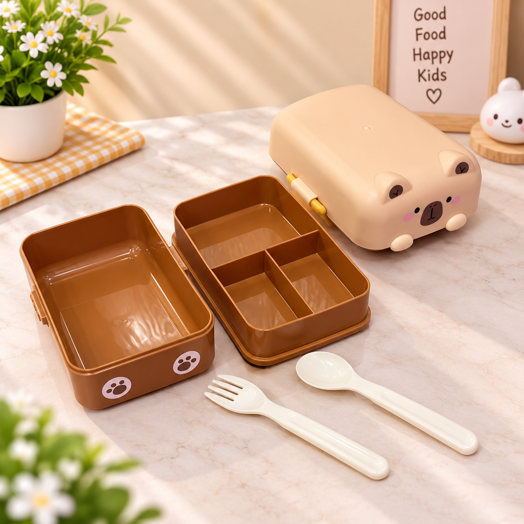 Bear Design Kids Lunch Box
