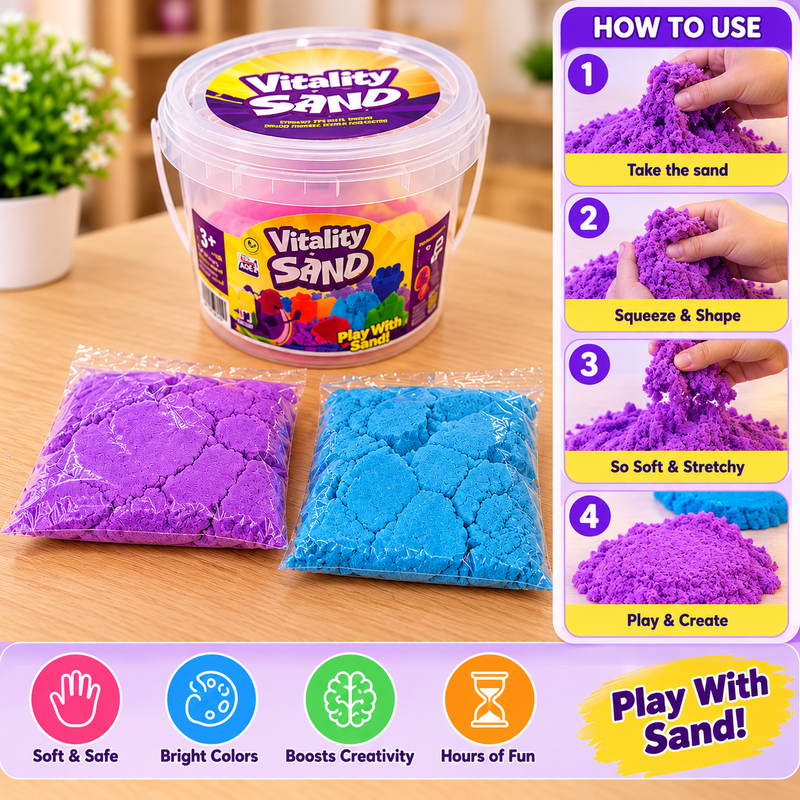 Vitality Sand Sensory Play Set for Kids