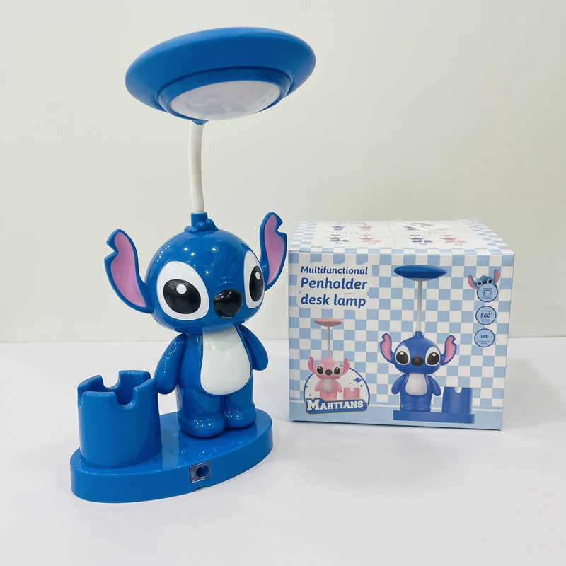 Cartoon Character LED Desk Lamp with Pen Holder.