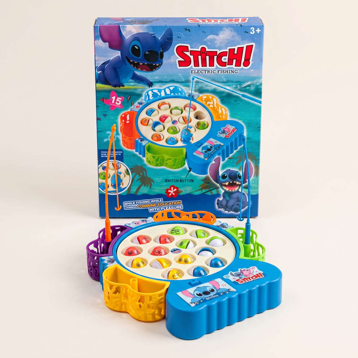 Electric Rotating Fishing Game for Kids