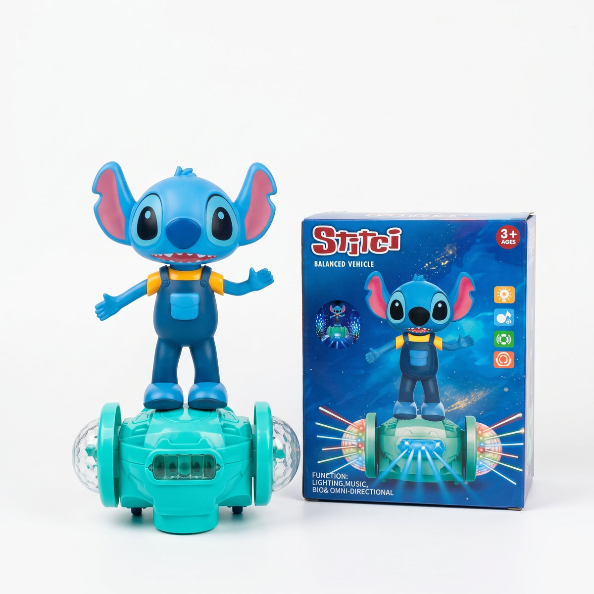 Interactive Dancing Character Balance Vehicle Toy with Lights & Music