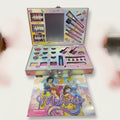 Princess Makeup Kit for Girls with Mirror & Nail Art Accessories.