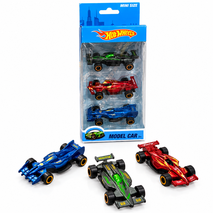 Mini Formula Racing Car Toy Set for Kids