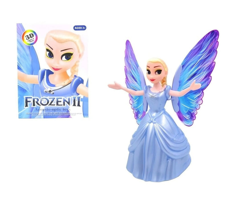 Frozen Princess Fairy Doll with LED Wings