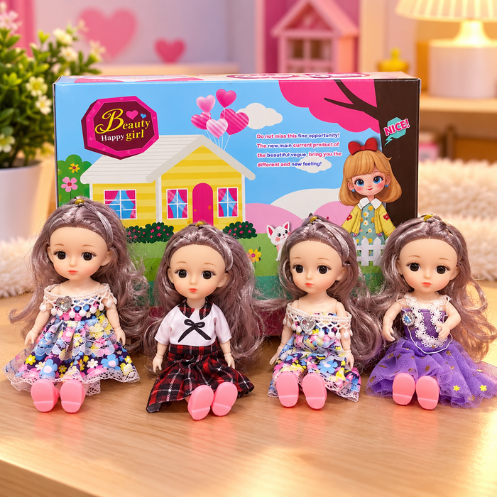 Mini Fashion Doll Set for Girls