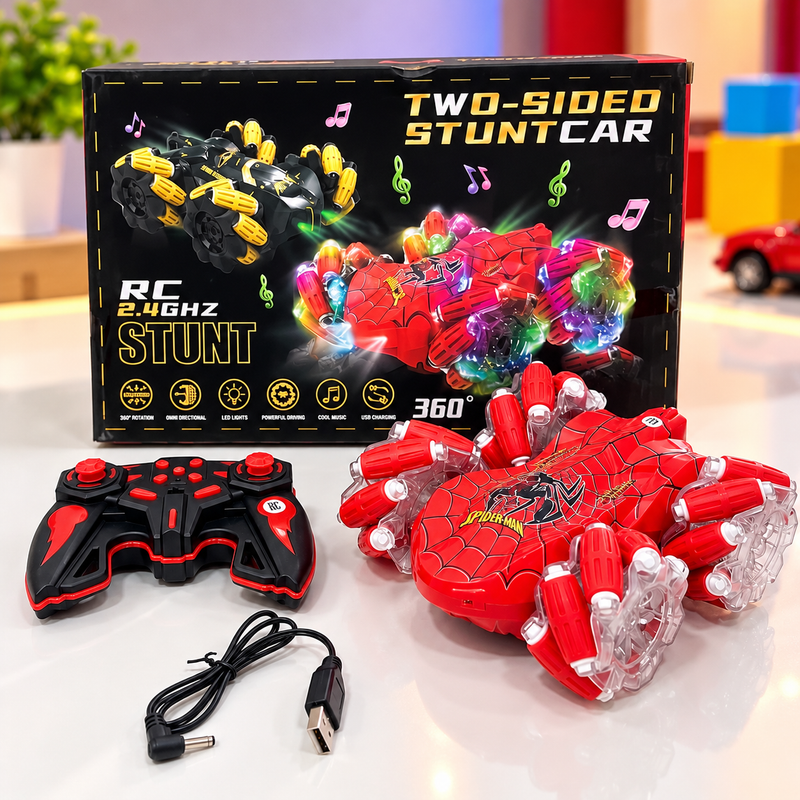 Spider  2.4GHz RC Two-Sided Stunt Car