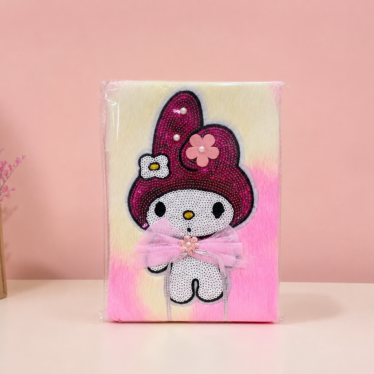 Cute Plush Bunny Notebook