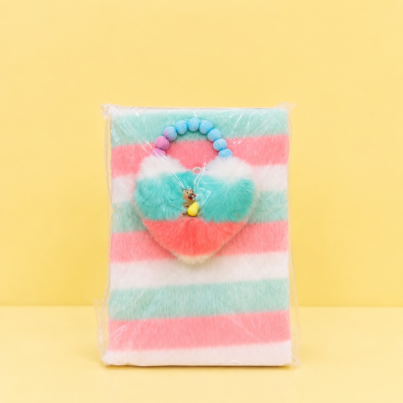 Heart Plush Notebook.